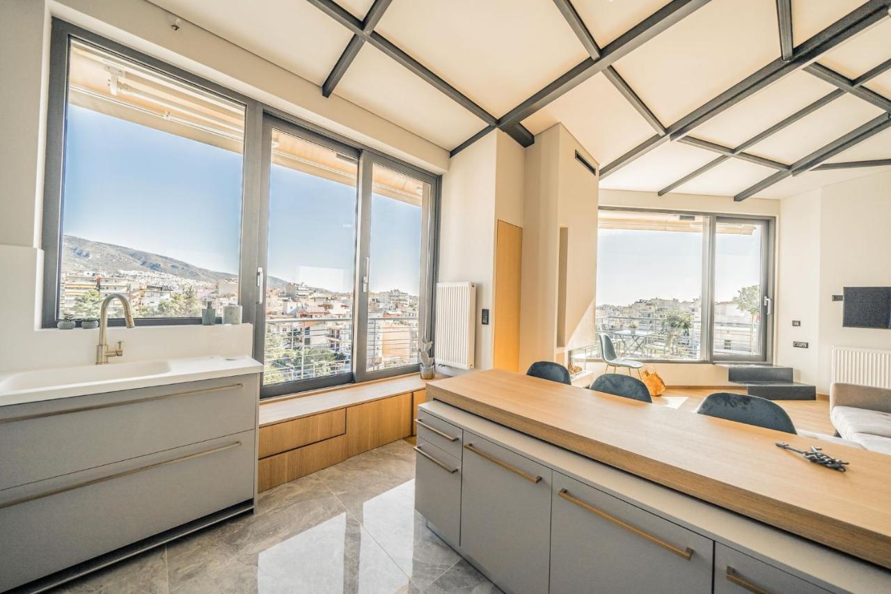 Sky Apartment Athen Eksteriør bilde