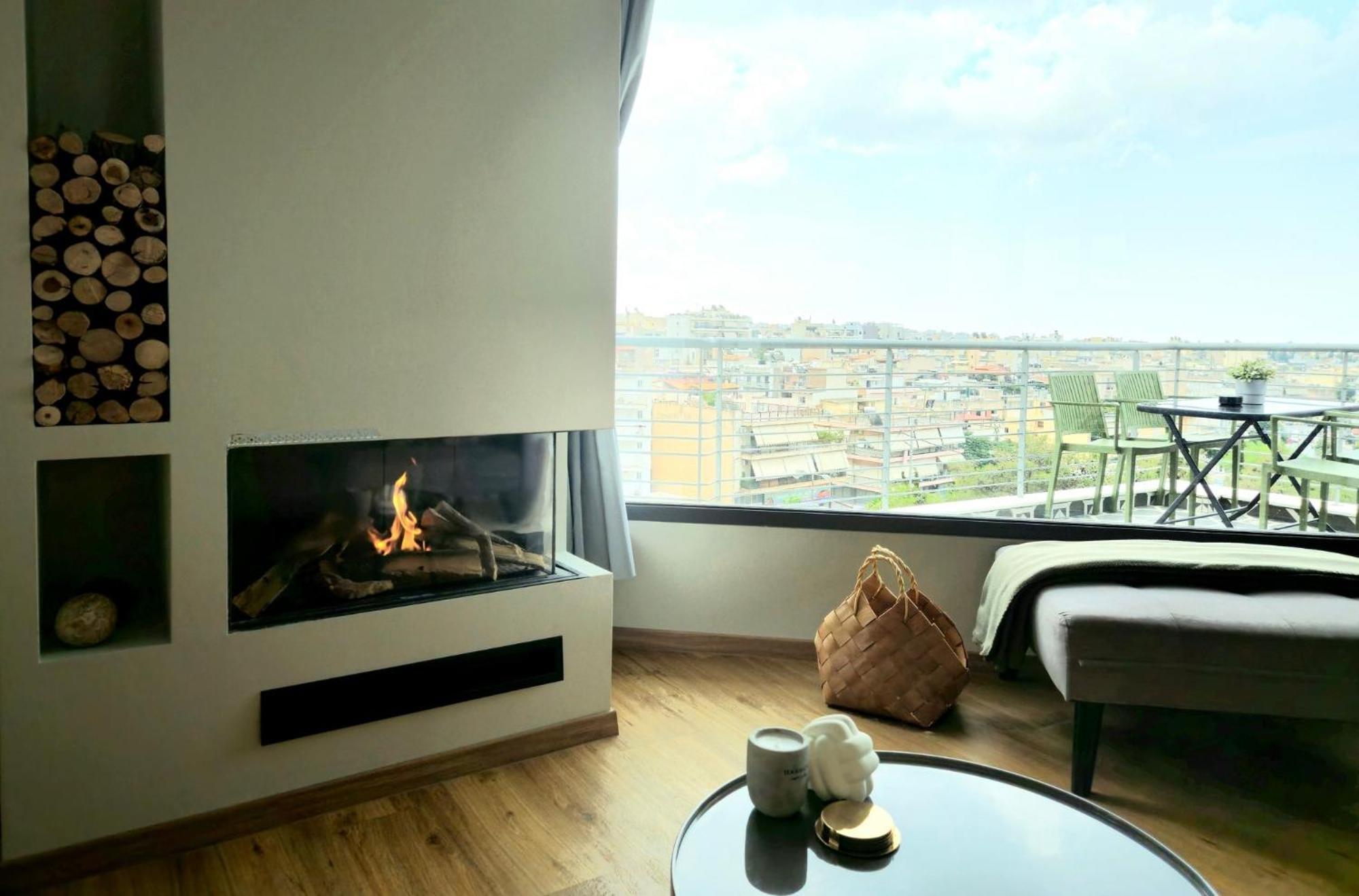 Sky Apartment Athen Eksteriør bilde
